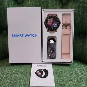 Smart Watch with Pink Band